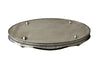 LARGE ENGLISH WORN SILVERPLATE OVAL TRAY