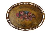 19TH CENTURY PAINTED TOLE TRAY