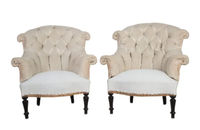 BEAUTIFUL TUFTED ARMCHAIRS