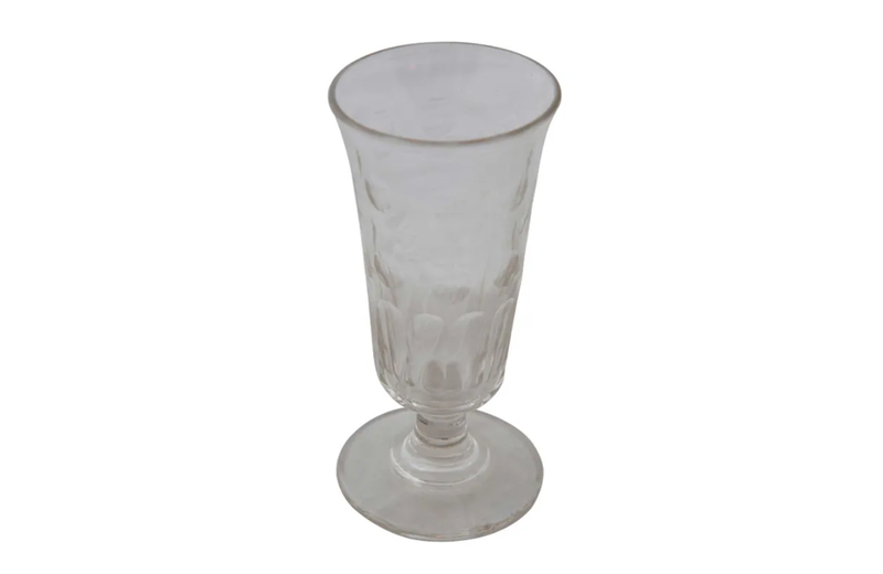 PAIR OF FRENCH ABSINTHE GLASSES