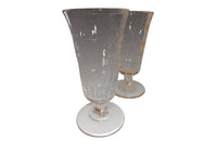 PAIR OF FRENCH ABSINTHE GLASSES