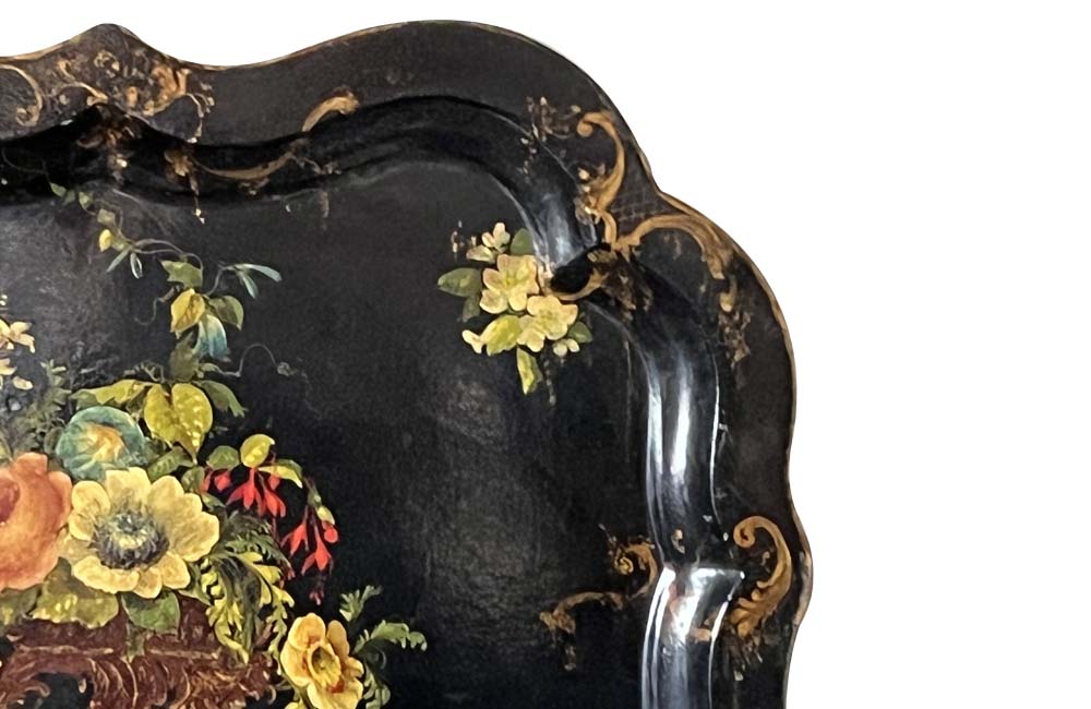 Large Napoleon III Papier Mache Tray - French Decorative Antiques – AD ...