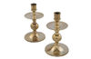 PAIR OF DUTCH CANDLESTICKS