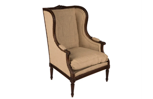 LOUIS XVI REVIVAL WING-BACK  BERGERE