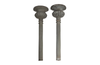 PAIR OF 19TH CENTURY DECORATIVE ZINC ELEMENTS -ON SALE 30% OFF-