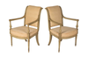 PAIR OF DIRECTOIRE ARMCHAIRS