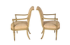 PAIR OF DIRECTOIRE ARMCHAIRS