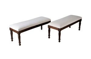 PAIR OF 19TH CENTURY BENCHES