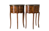 PAIR OF MARQUETRY SIDE TABLES