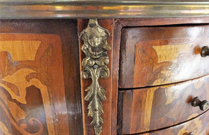 PAIR OF MARQUETRY SIDE TABLES