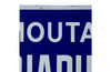 LARGE ENAMELLED MUSTARD ADVERTISING SIGN