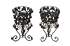 DECORATIVE IRON JARDINIERES