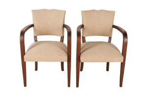PAIR OF VINTAGE BRIDGE CHAIRS