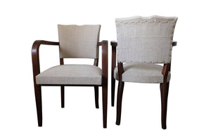 PAIR OF VINTAGE BRIDGE CHAIRS