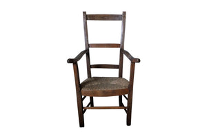ART-POPULAIRE CARVED SERPENT ARMCHAIR