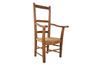 ART-POPULAIRE CARVED SERPENT ARMCHAIR