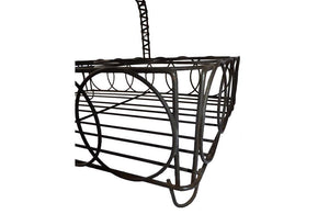 FRENCH WIREWORK GLASS CARRIER