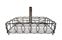 FRENCH WIREWORK GLASS CARRIER