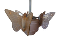 Art Deco Glass Butterfly Light-Lighting-Art Deco Lighting-Hanging Lights-Chandeliers-French Antiques-AD & PS Antiques