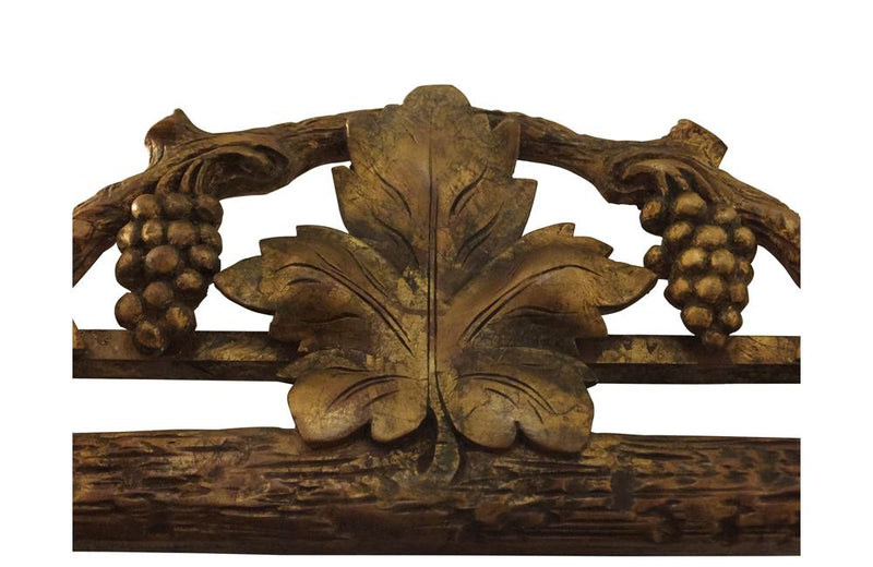 CARVED 'GRAPEVINE' MIRROR