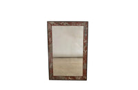 PAINTED FAUX MARBLE MIRROR