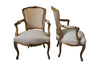 SET OF FOUR LOUIS XV REVIVAL ARMCHAIRS