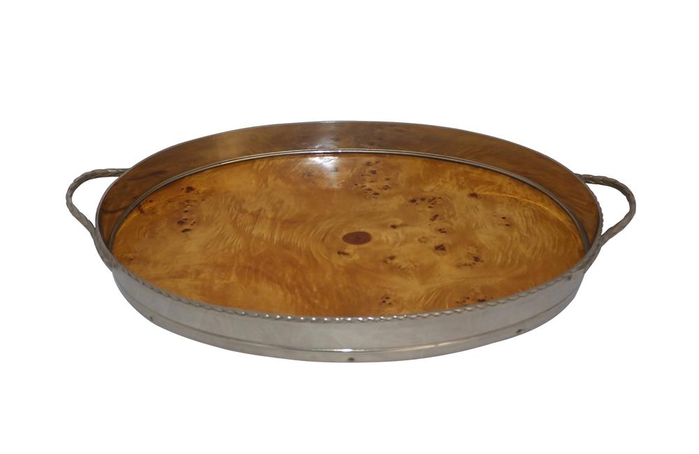 CHIC, BURR MAPLE  COCKTAIL TRAY