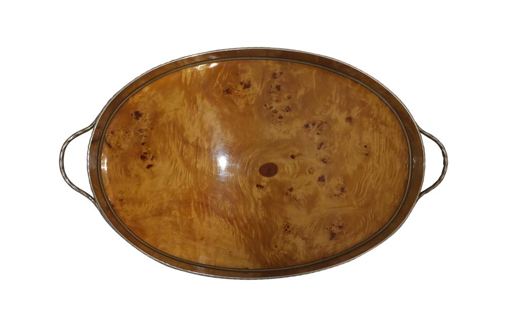 CHIC, BURR MAPLE  COCKTAIL TRAY