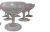 TWELVE ETCHED CHAMPAGNE COUPES