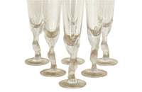 KISSING DOVES CHAMPAGNE FLUTES