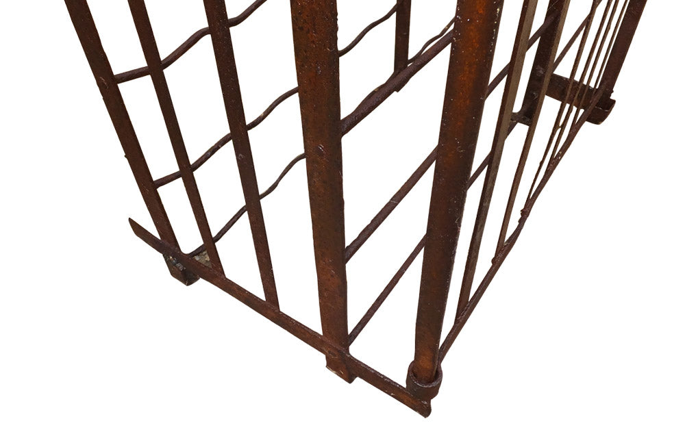 PAIR OF LARGE 19TH CENTURY WINE CAGES