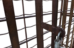 PAIR OF LARGE 19TH CENTURY WINE CAGES