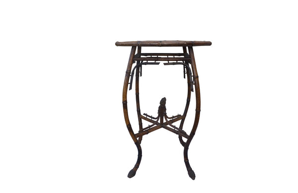 AESTHETIC MOVEMENT BAMBOO OCCASIONAL TABLE