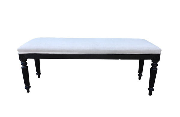 LARGE NAPOLEON III UPHOLSTERED STOOL