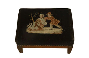 CHARMING TAPESTRY FOOTSTOOL