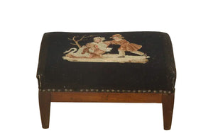 CHARMING TAPESTRY FOOTSTOOL