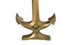 PAIR OF ANCHOR ANDIRONS