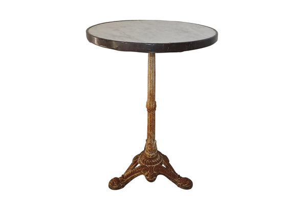 FRENCH GARDEN IRON GUERIDON TABLE