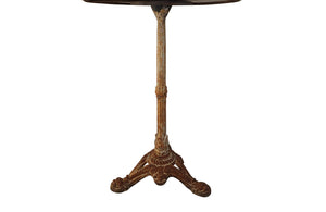 FRENCH GARDEN IRON GUERIDON TABLE