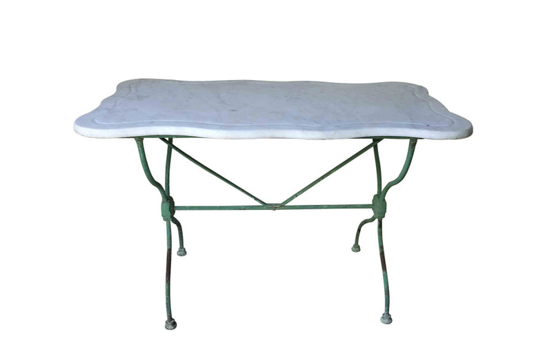 FRENCH IRON GARDEN TABLE