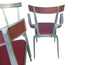 SET OF FOUR VINTAGE CHAIRS BY JOS