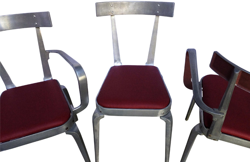 SET OF FOUR VINTAGE CHAIRS BY JOS