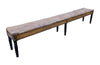 LONG 19TH CENTURY BISTRO BENCH