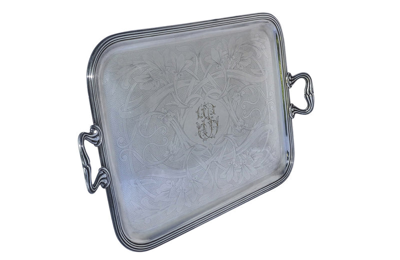 CHRISTOFLE ART NOUVEAU TRAY