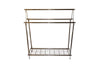ART NOUVEAU STYLE TOWEL RAIL & SHELF - AD & PS ANTIQUES