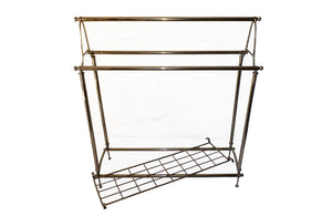 ART NOUVEAU STYLE TOWEL RAIL & SHELF - AD & PS ANTIQUES
