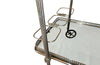 STYLISH NICKEL PLATE COCKTAIL TROLLEY