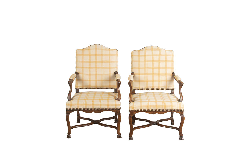 PAIR OF PERIOD REGENCE ARMCHAIRS