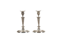 PAIR OF NEO-CLASSICAL REVIVAL CANDLE STICKS