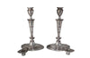 PAIR OF NEO-CLASSICAL REVIVAL CANDLE STICKS